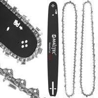Zestaw 18" Prowadnica i 2x Łańcuch do Piły Spalinowej