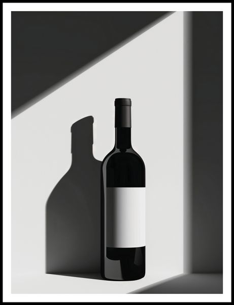 Plakat 75x100cm Butla Wina zdjęcie 3