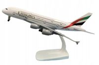 MODEL SAMOLOTU EMIRATES AIRBUS A380 KOLEKCJONERSKA REPLIKA 20CM 1:200