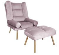 FOTEL TOKIO ROZKŁADANY Z PODNÓŻKIEM N. DĄB MG55