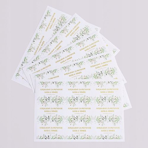 45 sztuk Naklejki okolicznościowe weselne chrzest komunia mix wzorów na Arena.pl