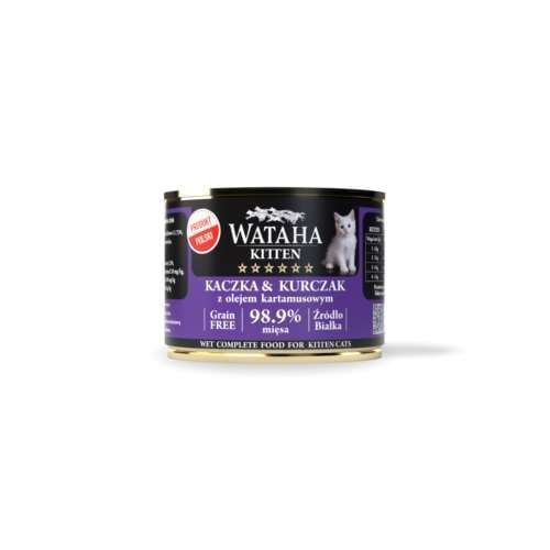 Wataha hunt kitten cat kaczka kurczak 200g na Arena.pl