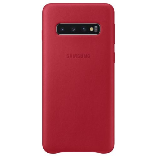 SAMSUNG LEATHER COVER - Galaxy S10+ - RED na Arena.pl