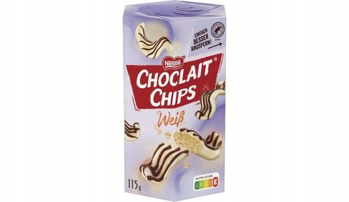 NESTLE CHOCLAIT CHIPS WEIS Z BIAŁEJ CZEKOLADY na Arena.pl