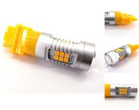 ŻARÓWKA LED 3156, P27W  10-24V, 12V CANBUS pomarańczowa 2000lm