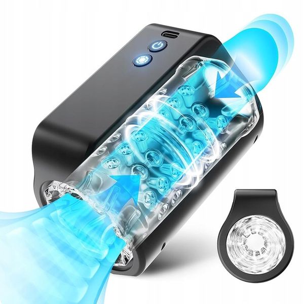 męski automatyczny masturbator posuwisty 7 funkcjami obracania i wkładania zdjęcie 6