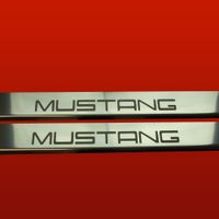 Listwa progowa FORD MUSTANG MK4 Stal nierdzewna 304 połysk 2szt