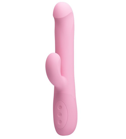 Różowy wibrator rotacyjny zdjęcie 2