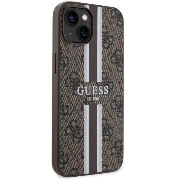 Etui Guess do iPhone 15 Plus, iPhone 14 Plus, Brązowy, MagSafe zdjęcie 4