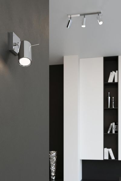 LAMPA sufitowa SL.0732 regulowana OPRAWA listwa SPOT metalowe tuby chrom zdjęcie 5