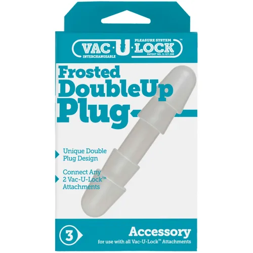 doc johnson frosted double up plug dwustronny adapter vac-u-lock na Arena.pl