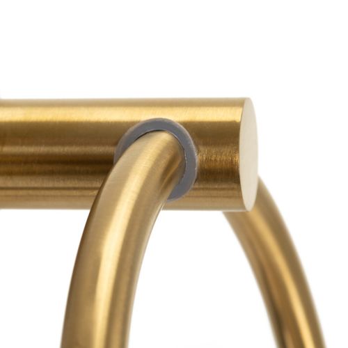 Wieszak na ręczniki, łazienkowy okrągły, uchwyt na ręczniki, złoty na Arena.pl