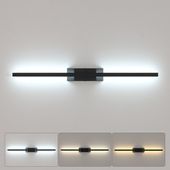 LAMPA LINIOWA SCIENNA LED ŁAZIENKOWA KINKIET CZARNA ŚCIEMNIALNA