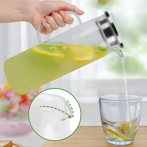 DZBANEK SZKLANY 1,5 L Z POKRYWKĄ SITKIEM ŻAROODPORNY DO HERBATY KAWY NAPOJE na Arena.pl