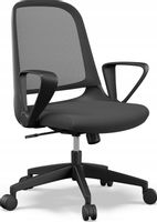 Fotel Biurowy Materiałowy Krzesło biurowe Obrotowe Regulowany Sense7 Sopty