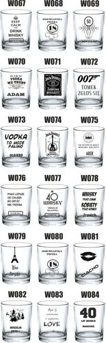 Szklanka WHISKY prezent na święta mikołajki grawer na Arena.pl
