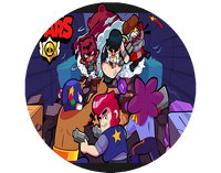 Opłatek na tort Brawl Stars