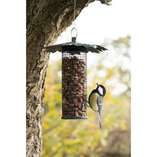 Karmnik dla ptaków Esschert Design nakrętka z dachem w kształcie liścia na Arena.pl