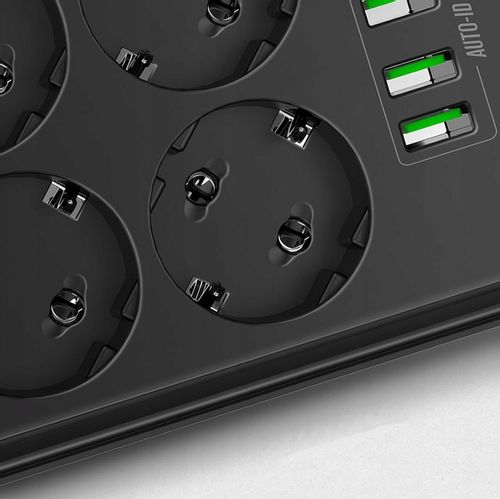 LISTWA ZASILAJĄCA PRZEDŁUŻACZ USB ANTYPRZEPIĘCIOWA na Arena.pl