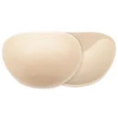 bye bra adhesive half push-up pads nude wkładki do biustonosza wielokrotne