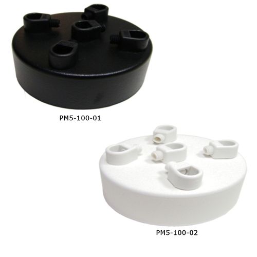 Podsufitka Maskownica Sufitowa fi 100mm Biała 5 otworów na Arena.pl