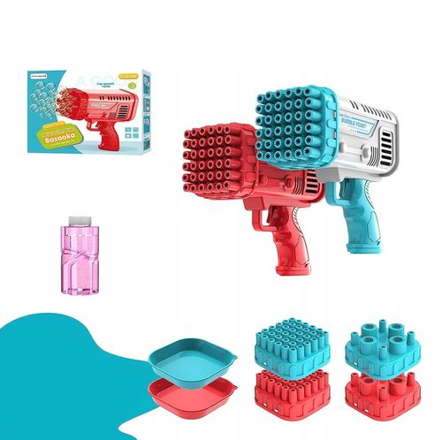 PISTOLET NA BAŃKI MASZYNA DO BANIEK MYDLANYCH GENERATOR AKCESORIA PŁYN na Arena.pl