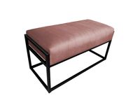 Ławka KAYA LOFT MG58 pufa podnóżek metal