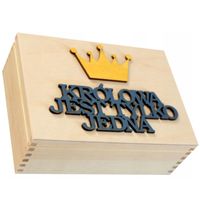 Prezent na 18 Urodziny dla Kobiety dla Mężczyzny Pudełko Drewniane