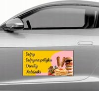 MAGNES na samochód reklamowy MATA MAGNETYCZNA 30x60 GOFRY NALEŚNIKI