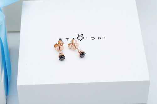 Złote kolczyki KRD1594B - Diament na Arena.pl