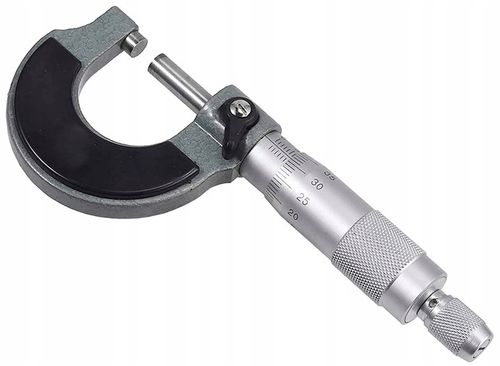 MIKROMETR NONIUSZOWY ZEWNĘTRZNY 0.01MM 0-25 MM ANALOGOWY ETUI na Arena.pl
