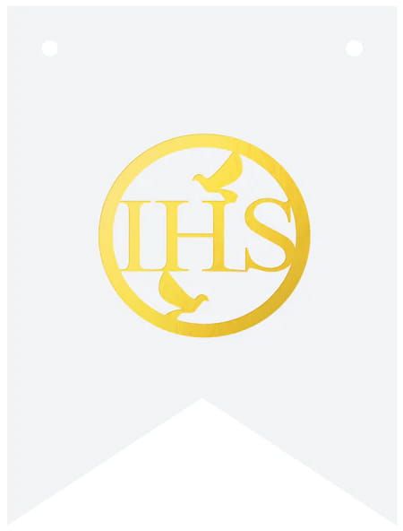 Baner DIY 16 cm - kształt IHS zdjęcie 1