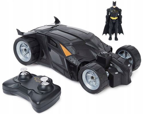 ZESTAW BATMAN BATMOBILE ZDALNIE STEROWANY + FIGURKA POJAZD AUTO RC PILOT na Arena.pl