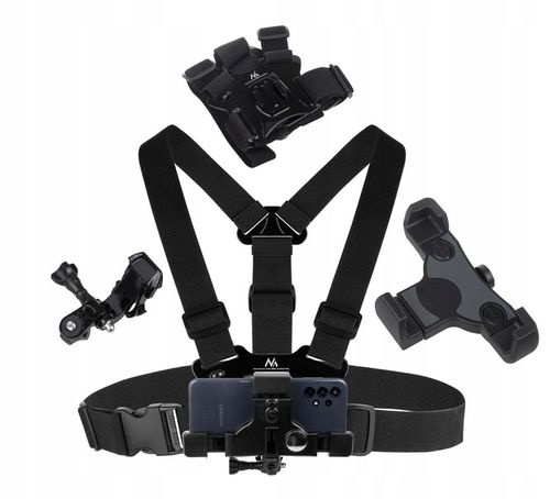 SZELKI UCHWYT NA KLATKĘ PIERSIOWĄ NA TELEFON SMARTFON DO KAMERY GoPro na Arena.pl