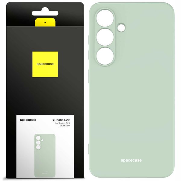 Spacecase Silicone Case Galaxy S24 Mint zdjęcie 1
