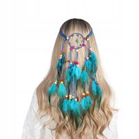 Pióropusz OPASKA do Włosów PIÓRKA ŁAPACZ SNÓW A16