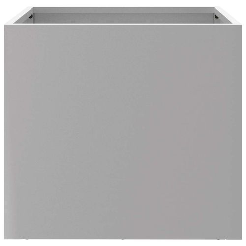 Donice, 2 szt., srebrne, 32x30x29 cm, stal galwanizowana na Arena.pl