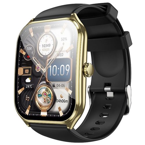 Smartwatch Hoco 1,96" AMOLED IP67 z funkcją rozmowy Y28 złoty na Arena.pl
