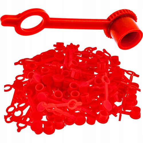 Osłony smarowniczek FALON-TECH czerwone 100 szt. do smarownic 6 mm na Arena.pl