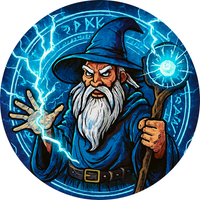 Opłatek na tort Mag Czarodziej Postać Mężczyzna