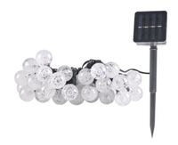 LAMPA SOLARNA BALLS CZUJNIK ZMIERZCHU ŚWIECI 6H ŁAŃCUCH