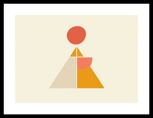 Plakat 35x25cm Piramida Równowagi na Arena.pl