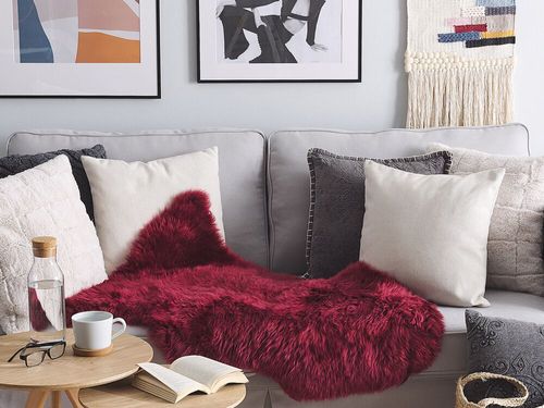 Skóra owcza bordowa ULURU na Arena.pl