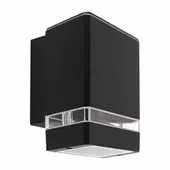 Oprawa kinkiet hermetyczna elewacyjna BRUNO GU10 D BLACK 04006 IDEUS