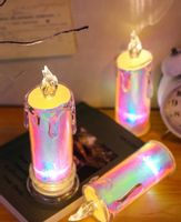 Wkład elektryczny Led holograficzny WKŁAD LEDOWY ŚWIECZKA HOLO 17 cm