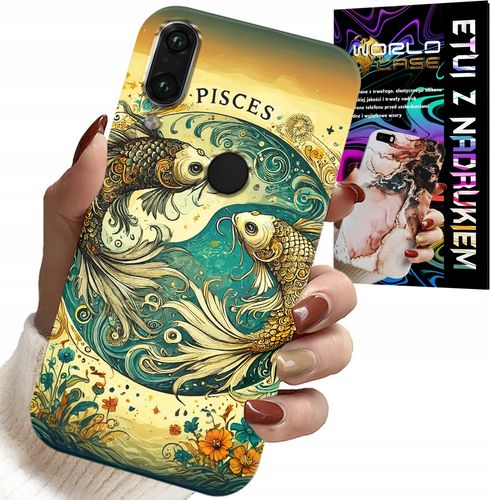 ETUI DO HUAWEI P SMART 2019 - ZNAK ZODIAKU, RYBA ASTRONOMIA + FOLIA na Arena.pl
