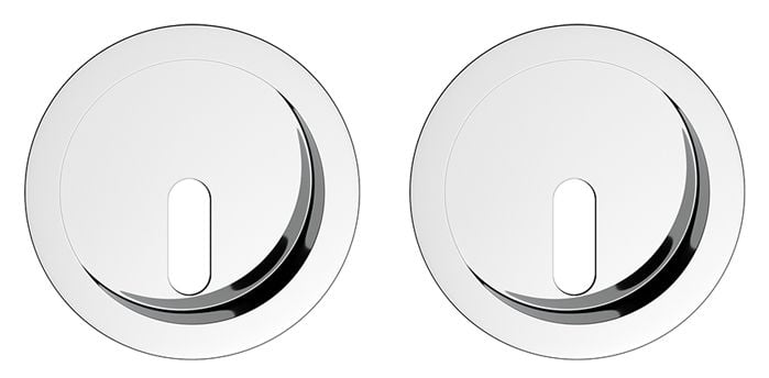 ZESTAW DO DRZWI PRZESUWNYCH NA KLUCZ CHROM zdjęcie 3