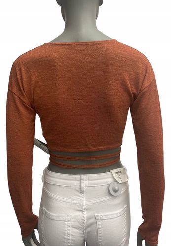 NLY ONE CROP SHEER KNIT TOP Rozmiar M na Arena.pl