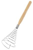 Trzepaczka rózga ubijak ubijaczka sprężynka do piany 32 cm drewniana rączka