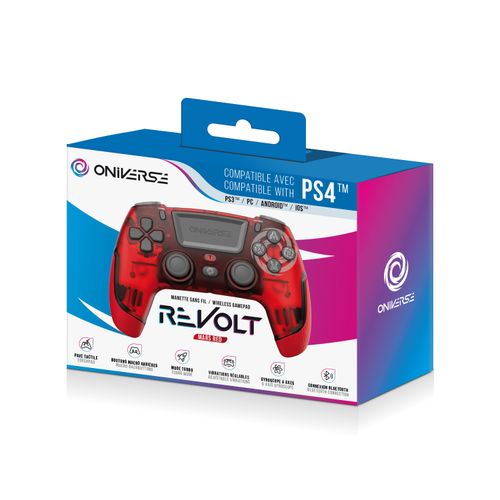 Pad bezprzewodowy Revolt Mars Red ONIVERSE DO PS4, PS3, PC, Android, iOS na Arena.pl